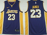 Lakers 23 Lebron James Purple Nike Swingman Stitched NBA Jersey,baseball caps,new era cap wholesale,wholesale hats